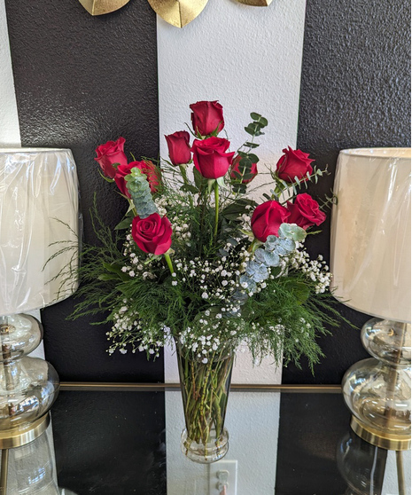 Long Stem Red Roses